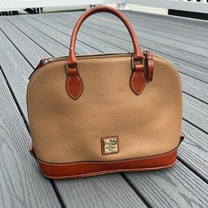 Dooney & Bourke Pebble Grain Zip Zip Satchel
